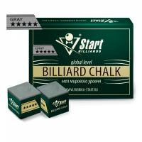 Мел Startbilliards 5 звезд серый (12шт)