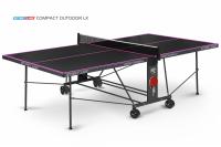 Стол теннисный Compact-2 LX Всепогодный Black
