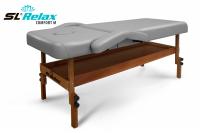Массажный стол Relax Comfort-М серая кожа